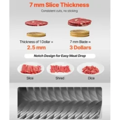 Köttskärare Bladset, 7 mm rostfritt stål, 162x172x125,5 mm