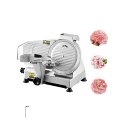 Köttskärare 180W, 10 tum elektrisk Deli, effektiv för kött, bröd och ostskivning