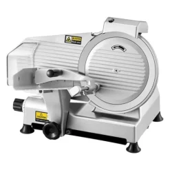 Köttskärare 180W, 10 tum elektrisk Deli, effektiv för kött, bröd och ostskivning