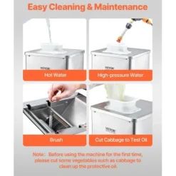 Köttskärmaskin, 36x34.5x41.8 cm, Rostfritt stål