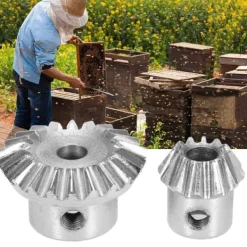 Honungsburkar-Kugghjul med skruv och skiftnyckelsats för honungsextraktor, extraktion, reparation, biodling