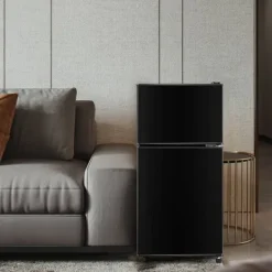 Kombinerad Kyl- & Frys-Kyl-Frys Kombi, 86.8 cm, 60L kyl, 22L frys, 102 kWh/år, Svart, Energieklass E