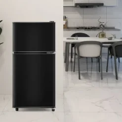 Kombinerad Kyl- & Frys-Kyl-Frys Kombi, 86.8 cm, 60L kyl, 22L frys, 102 kWh/år, Svart, Energieklass E