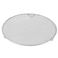 Kylgaller för bakning Rostfritt ståltråd Grillgaller Hög temperaturbeständig Ugnssäker för matlagning Stekning Grillning Stor Rund 18 cm