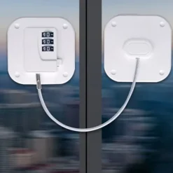 Kylskåp-Kylskåp Fönster Barn Säkerhet Lösenord Lås Lådor Skåp Dörr