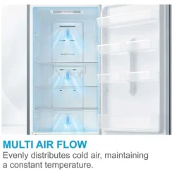 Kylskåp med frys Midea 270L MDRB380FGE01A