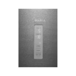 Kylskåp med frys Midea 338L Steel MERB345MGC02