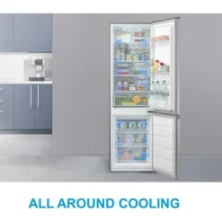 Kylskåp med frys Midea 270L Steel MDRB380FGE02A