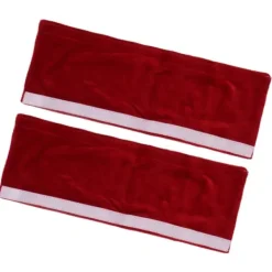 Kylskåpshandtagsöverdrag för kök - Set med 2 Claret mjuka dammsäkra handtagshandskar