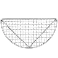 Kylställ för bakning Rostfritt ståltråd Kokställ Högtemperaturbeständig Ugn Säker för matlagning Stekning Grillning Stor halvcirkel 20 cm