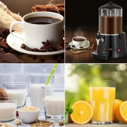 10L 30-90°C 400W kommersiell elektrisk varm chokladvärmare smältmaskin, lätt att använda och rengöra, bred applikation