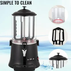 10L 30-90°C 400W kommersiell elektrisk varm chokladvärmare smältmaskin, lätt att använda och rengöra, bred applikation