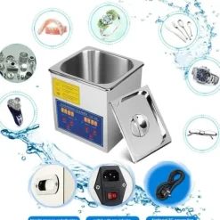Ultraljudstvätt-2L digital ultraljudsrengörare, 40 kHz djuprengöring, justerbar tid/temperatur, lämplig för hemmabruk och professionell användning