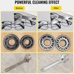 3L digital ultraljudsrengörare, 40 kHz djuprengöring, justerbar tid/temperatur, lämplig för hem och professionell användning