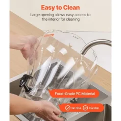 13L Dryckesdispenser, Festdispenser i Plast, med Kranfunktion