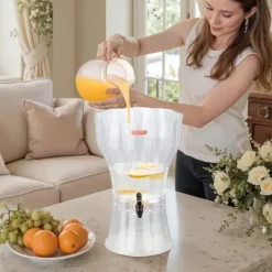 13L Dryckesdispenser, Festdispenser i Plast, med Kranfunktion