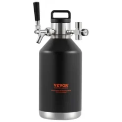 Öl Growler Tappsystem, 21x21x40 cm, Rostfritt Stål