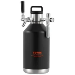 Öl Growler Tappsystem, 21x21x40 cm, Rostfritt Stål