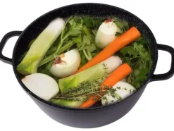 13L Gryta med lock – Non stick beläggning – Induktionshäll