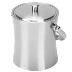 1L Hushålls Rostfritt Stål Ishink Behållare Öl Champagne Fat Flaska Vinredskap