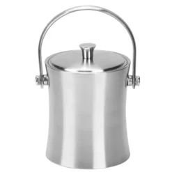 1L Hushålls Rostfritt Stål Ishink Behållare Öl Champagne Fat Flaska Vinredskap