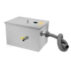 20L Kommersiell Fettavskiljare, Hållbart Rostfritt Stål, Automatisk Avstängningsanordning,Silver