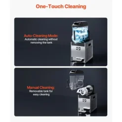 Slushmaskiner-12L Kommersiell Slushy Maskin, Margarita Smoothie Frusen Dryckstillverkare, Kraftfull, Snabbkylning