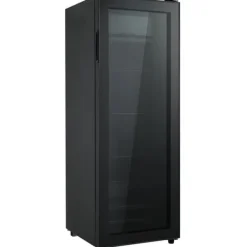 128L Mini-Kylskåp, 8L frys + 120L kyl, För 94 burkar, Tyst drift, Kompressor, LED-ljus, Justerbara hyllor