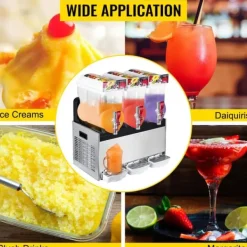 15L X 3 tankar 1800W slaskmaskin med exakt kontrollpanel, snabb kylning, hänsynsfull design, lätt att rengöra, bred applikation