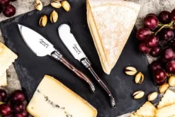 LAGUIOLE Cheese knives Laguiole Dark Wood SET 3 SdV