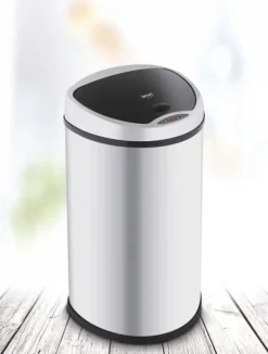 Soptunnor & Papperskorgar-Lamart Sensor beröringsfri soptunna 58L rostfritt stål (LT8045)