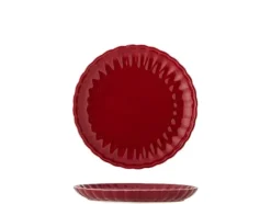 Bloomingville Latina Tallrik, röd, stengods