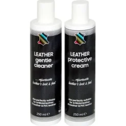 vidaXL Rengöringsmedel-Lädervård CARE KIT 2x250 ml - Rengöringsmedel & polermedel för möbler