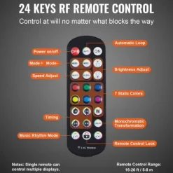 LED-upplyst spritflaskdisplay med RF & App-kontroll, 48 tum barhylla