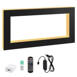 LED-upplyst spritflaskdisplay med RF & App-kontroll, 48 tum barhylla