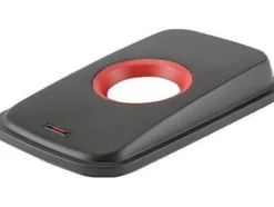 Vileda Tillbehör Till Avfallshantering-Låg, Geo, 49x29x9cm, rød, plast, med rund åbning