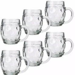 Ölglas, Ölsejdel, Ölkrus, Ölmugg - set med 6 ölglas Tübinger 0,5 liter