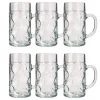 Glas-Ölglas, Ölsejdel, Ölkrus, Ölmugg - set med 6 ölglas ISAR 1 liter