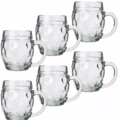 Ölglas, Ölsejdel, Ölkrus, Ölmugg - set med 6 ölglas Tübinger 0,3 liter