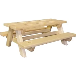 Ölhållare picknickbord - Flaskhållare 39x37x16,5 cm