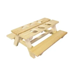 Ölhållare picknickbord - Flaskhållare 39x37x16,5 cm