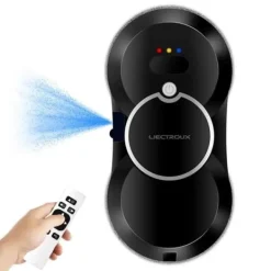 Rengöringsutrustning-LIECTROUX Fönsterputsrobot HCR-10 Svart - 2800 Pa - 30ml tank - Automatisk rengöring - Intelligent självgående fönsterputsrobot