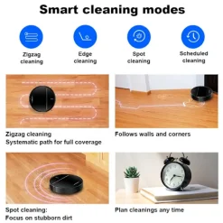 Liectroux M7S Pro – Ansluten robotdammsugare och golvmopp, 4000 Pa sugkraft med kartnavigering och appstyrning