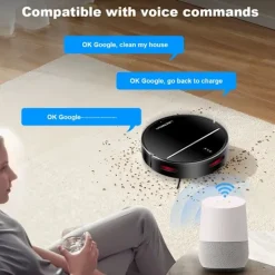 Liectroux M7S Pro – Ansluten robotdammsugare och golvmopp, 4000 Pa sugkraft med kartnavigering och appstyrning