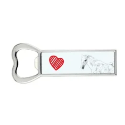 Drinkshakers & Drinkverktyg-Lipizzaner - flasköppnare med häst, personlig kylöppnare, unik present till en man från Art-Dog