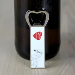 Drinkshakers & Drinkverktyg-Lipizzaner - flasköppnare med häst, personlig kylöppnare, unik present till en man från Art-Dog