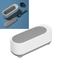 Liten högfrekvent vibrationsrengöringsmaskin Glasögon smycken proteser rengöringsmedel för hemmakontor