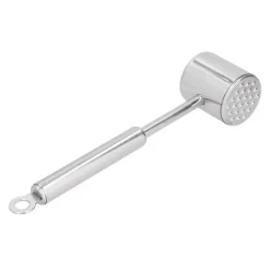 Köttklubbor-Liten kötthammare i rostfritt stål Dubbelsidig Steak Pounder Kött mörande verktyg för kök