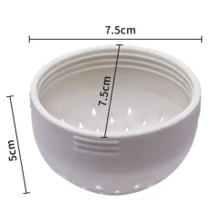 Durkslag & Silar-Litet Durkslag för Konservburkar - Vit - Silikon