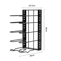 Köksorganiserare-LIVIT Justerbart Grytorganiseringsställ